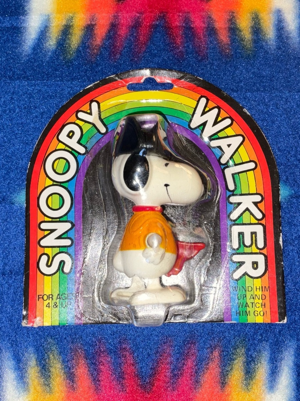 VTG-1970s- Aviva Snoopy Walker-Matador NIP